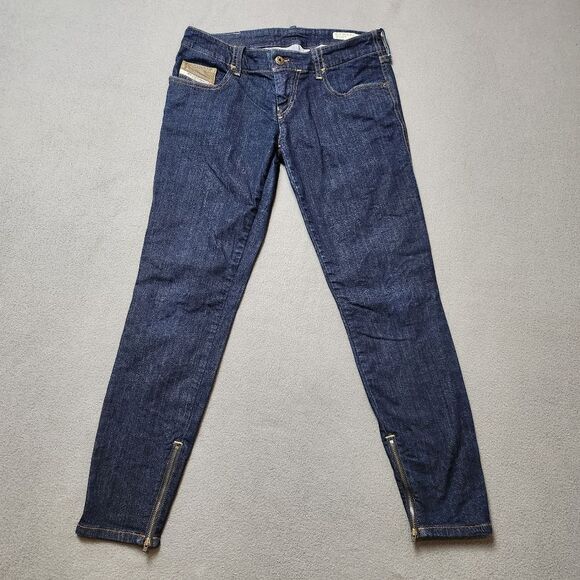 DIESEL grupee Zip women's jeans - diesel Super Slim - Skinny - Low Waist Sz 29 - Picture 1 of 14